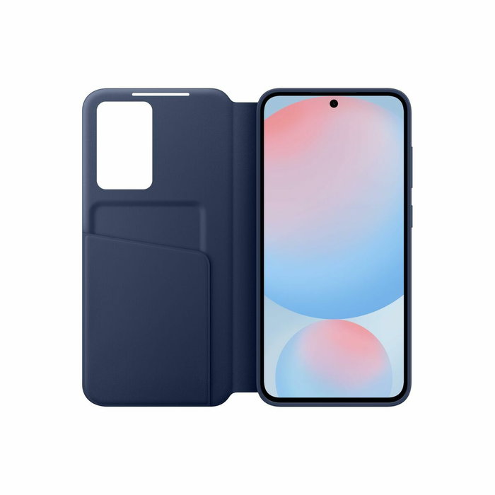 Samsung Funda Smart View para Galaxy S24 FE con tarjetero, azul
