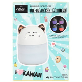 The Concept Factory Difusor de Ambiente LED Gato