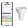 Aqara Bombilla LED Inteligente T2 RGB CCT GU10, Bluetooth/Zigbee, 450 lm, Blanco Variable 2000-9000K, Compatible Alexa, Google y HomeKit