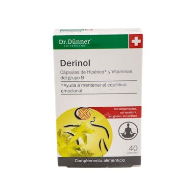 DR DUNNER DERINOL 40 cápsulas DR DUNNER DERINOL 40 cápsulas
