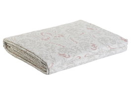 DKD Home Decor Colcha Romantico Beige Marron 260 x 180 cm
