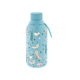 AUREA Botella térmica interior cerámico Dot & Woof Emerald 500ml