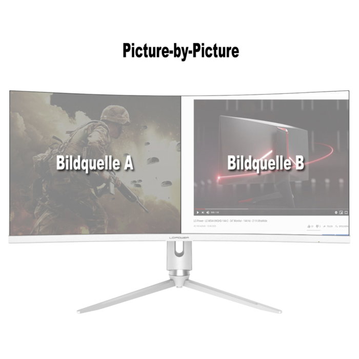 LC-Power LC-M34-Q-C-PRO Monitor Gaming Curvo 34 Ultrawide Quad HD Gris LC-Power LC-M34-Q-C-PRO Monitor Gaming Curvo 34 Ultrawide Quad HD Gris