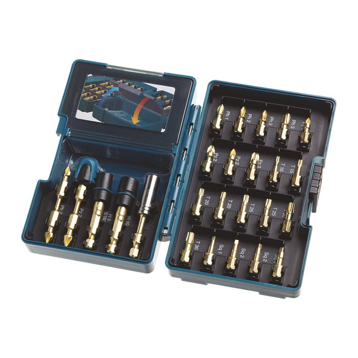 Makita Juego de puntas de torsión B-49921 de 26 piezas