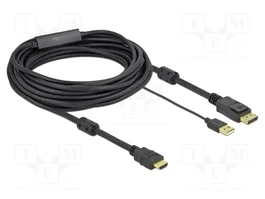 DeLOCK Cable Adaptador de Vídeo HDMI a DisplayPort 4K 7 m