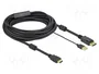 DeLOCK Cable Adaptador de Vídeo HDMI a DisplayPort 4K 7 m