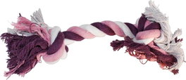 CROCI Juguete Cuerda 2 Nudos Rosa/Violeta L-30 cm