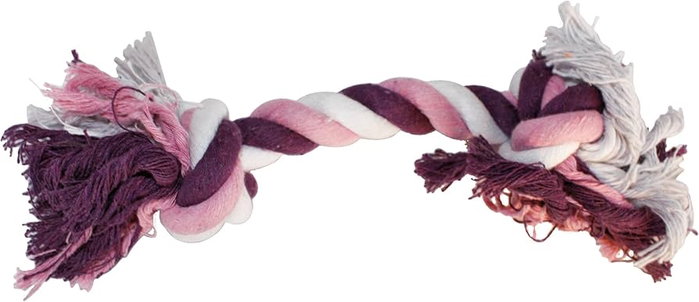 CROCI Juguete Cuerda 2 Nudos Rosa/Violeta L-30 cm CROCI Juguete Cuerda 2 Nudos Rosa/Violeta L-30 cm