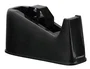 Q-connect Portarrollos de sobremesa de plástico negro para cintas de 33 y 66 m