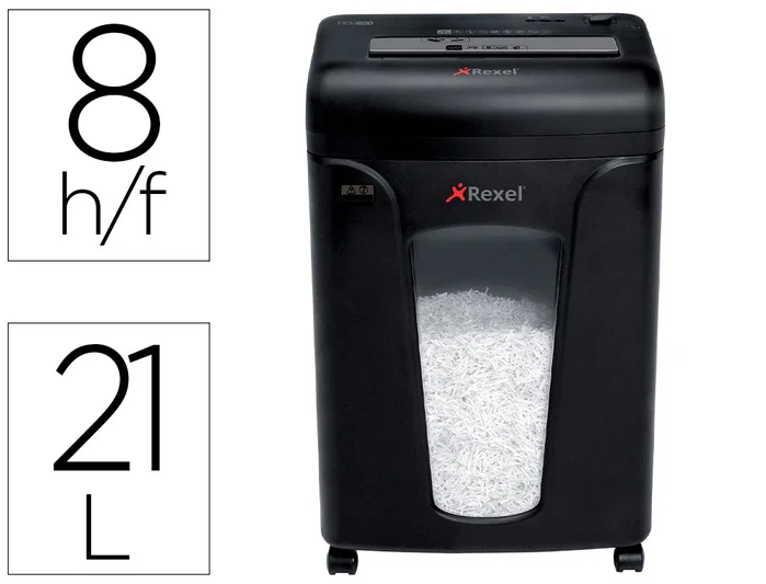 Rexel REM820 Destructora de Microcorte P-5 Negro Rexel REM820 Destructora de Microcorte P-5 Negro