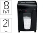 Rexel REM820 Destructora de Microcorte P-5 Negro