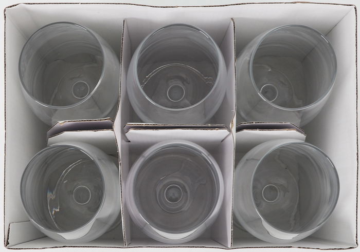 Inde - Copa de Vino Vega, 580 ml / 58 cl, Cristal, Diámetro 7.5 cm x Altura 23 cm, Peso 240 g (24 Unidades)