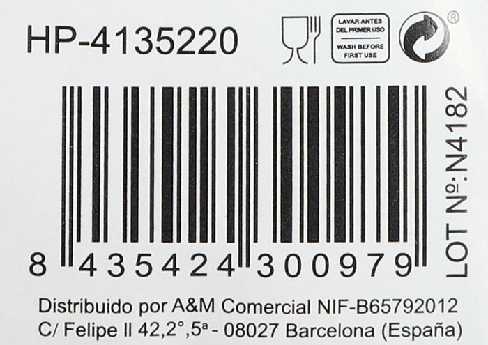 Inde - Copa de Vino Vega, 580 ml / 58 cl, Cristal, Diámetro 7.5 cm x Altura 23 cm, Peso 240 g (24 Unidades)