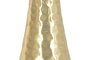 DKD Home Decor Mesita Auxiliar de Mármol y Metal Blanco y Dorado