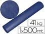Fabrisa Bobina de Papel Kraft Azul para Embalaje, 70 g/m2, 1 m Ancho x 500 m Largo