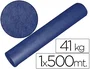 Fabrisa Bobina de Papel Kraft Azul para Embalaje, 70 g/m2, 1 m Ancho x 500 m Largo