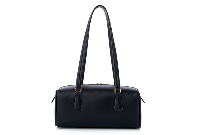 Vince Camuto Bolsa de Hombro Treviso - Black, Negro, Cuero de Polivinilo, Elegancia y Practicidad para tu Estilo Diario