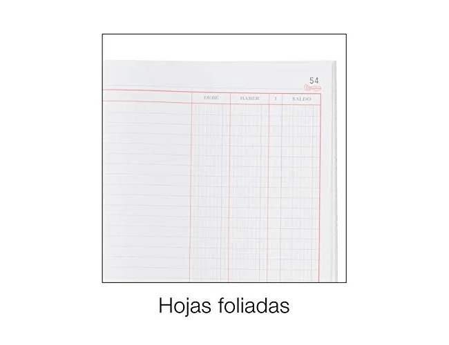 Miquelrius Libro Cartone Cuentas Corrientes 100 Hojas Cuarto Apaisado
