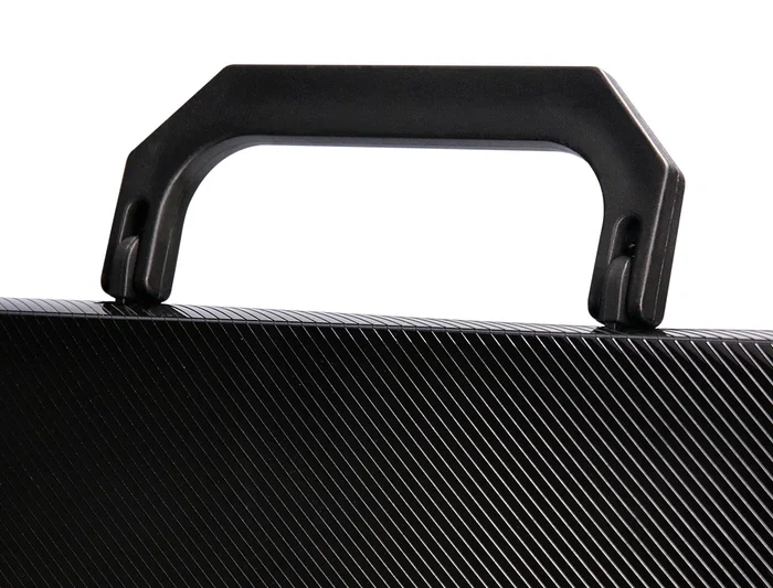 Liderpapel Carpeta Portadocumentos Polipropileno DIN A3 con Asa y Broche Negro 35mm Lomo