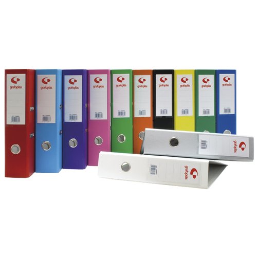 Archivador Palanca Grafoplas Grafcolor 2,5Mm Con Rado Fº 45Mm Rojo (Set de 12) Archivador Palanca Grafoplas Grafcolor 2,5Mm Con Rado Fº 45Mm Rojo (Set de 12)