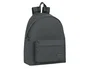 Safta Mochila Basic Gris 33x42x15cm