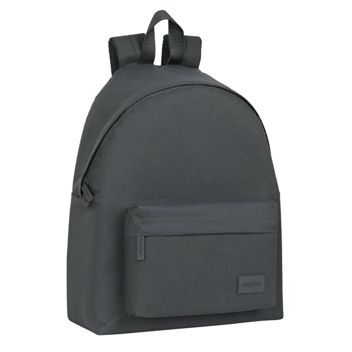 Safta Mochila Basic Gris 33x42x15cm