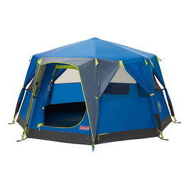 Coleman OctaGo - Tienda de Campaña para 3 Personas, Estructura Rígida, 7.5 m², Impermeable (2m), Incluye Funda de Transporte