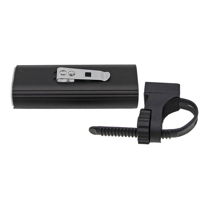 EDM Luz LED Frontal para Bicicleta 600 lm con Sensor Crepuscular, Batería Recargable 4000 mAh, 2 LEDs de 5W, IP42, USB-C