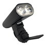EDM Luz LED Frontal para Bicicleta 600 lm con Sensor Crepuscular, Batería Recargable 4000 mAh, 2 LEDs de 5W, IP42, USB-C