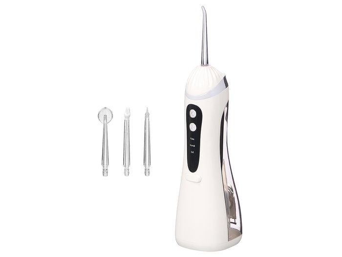 Argon Irrigador Bucal 4 Cabezales Blanco 7x22x8cm Batería 1200mAh USB-C (Set de 8)