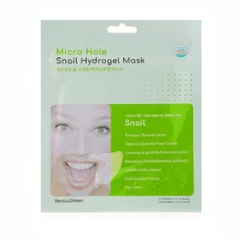 Beauugreen Mascarilla facial de hidrogel nutritiva con caracol