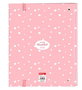 Carpeta de anillas BlackFit8 Globitos 27 x 32 x 3.5 cm Rosa