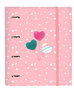 Carpeta de anillas BlackFit8 Globitos 27 x 32 x 3.5 cm Rosa