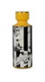 DKD Home Decor Jarrón de Porcelana Amarillo JING ESTAT 14x14x39,5 cm