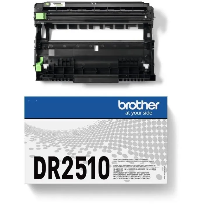 Brother DR-2510 Unidad de Tambor Negro Brother DR-2510 Unidad de Tambor Negro