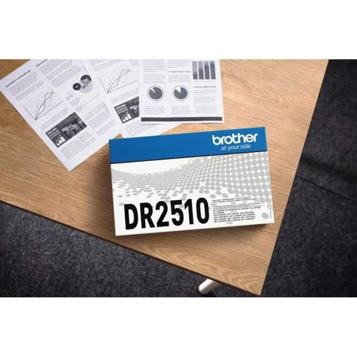 Brother DR-2510 Unidad de Tambor Negro Brother DR-2510 Unidad de Tambor Negro