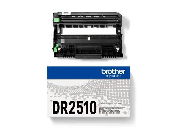 Brother DR-2510 Unidad de Tambor Negro Brother DR-2510 Unidad de Tambor Negro