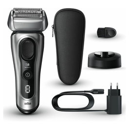 Braun Serie 8 8517S Máquina de Afeitar Eléctrica, Seco y Mojado, Plata