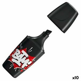 Stabilo BOSS MINI Fluorescente Negro con diseño Snooze One