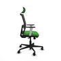 PIQUERAS Y CRESPO Silla de oficina Yunquera Verde y Negro