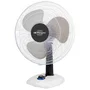 Orbegozo TF 0143 Ventilador de Sobremesa 40 cm, 3 Velocidades, Oscilación, Inclinación Regulable, 50W, LED, Negro y Blanco