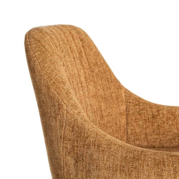 Taburete Marrón Tejido-Metal Salón 47 X 47 X 93 cm (Set de 2)