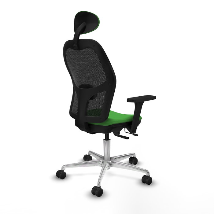 PIQUERAS Y CRESPO Silla de oficina Jorquera con mecanismo Sincro/Traslack, Verde y Negro PIQUERAS Y CRESPO Silla de oficina Jorquera con mecanismo Sincro/Traslack, Verde y Negro