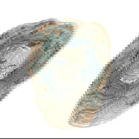 Summa Bol Oval Vajilla Gres Verde Mar Verde Estrella, 20x14x6 cm, 35 cl (Set de 6)