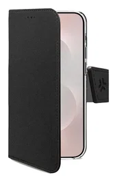 Celly WALLY Funda cartera para Samsung Galaxy S25 Edge 6.7 pulgadas Negro