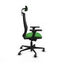 PIQUERAS Y CRESPO Silla de oficina Mardos con mecanismo Sincro/Traslack Verde y Negro