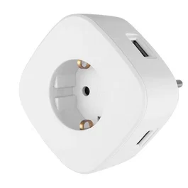 Orbegozo EN 1500 Enchufe con 1 Toma Schuko y 3 Tomas USB