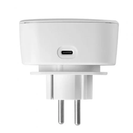 Orbegozo Enchufe En 1500 con 1 Toma Schuko y 3 Tomas USB para Carga Rápida, Blanco