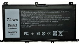 CoreParts Batería para portátil 50.00Wh 3Cell Li-Pol 11.4V 4400mAh Negro para Dell