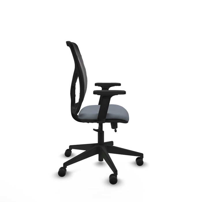PIQUERAS Y CRESPO Silla de oficina Motilla con mecanismo Sincro/Traslack, Gris y Negro PIQUERAS Y CRESPO Silla de oficina Motilla con mecanismo Sincro/Traslack, Gris y Negro